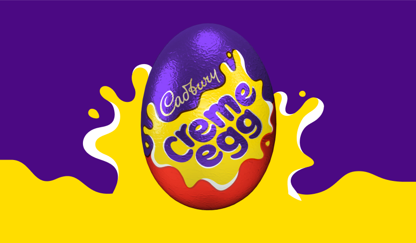 Creme egg splash